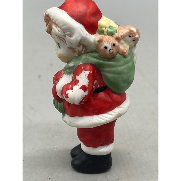 vintage 1991 campbell's soup kids porcelain figurine girl red bag suit 3" READ - Picture 5 of 5